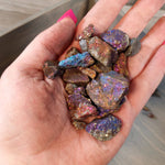 Peacock Ore Raw Rough sold by the 1 Pound Lot | WILD FLIER GIFTS AND APPAREL
