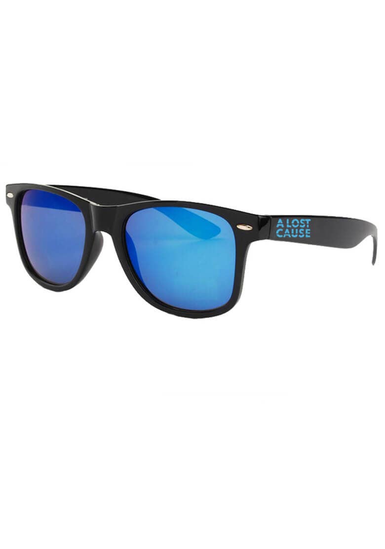 A Lost Cause Official Brushed Sunglasses Blue Lens