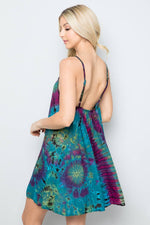 Tie-Dye Short Dress : Assorted (Available Sizes) / One Size