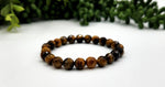 Yellow Tiger Eye Faceted Bracelet 8mm Stretchable Beads 7.5" L | WILD FLIER GIFTS AND APPAREL