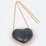 Heart Frame Chain Mini Crossbody Bag: Red | WILD FLIER GIFTS AND APPAREL