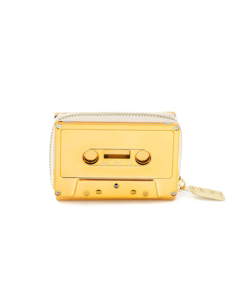 Fydelity Retro Cassette Wallet | Gold Chrome