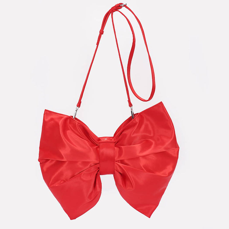 Satin Bow Style Crossbody Bag: IV | WILD FLIER GIFTS AND APPAREL