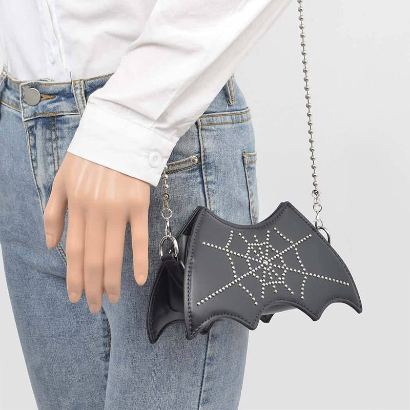 Halloween Bat Crossbody Bag: BK | WILD FLIER GIFTS AND APPAREL