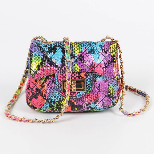 Multi Snake Mini Bag: Multicolor | WILD FLIER GIFTS AND APPAREL