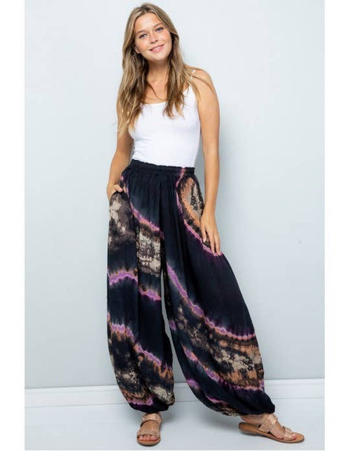 Luna Tie-Dye Harem Pants (TH-1532): Free Size / Assorted | WILD FLIER GIFTS AND APPAREL