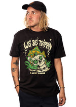 We Be Trippin Tee    : Black / S | WILD FLIER GIFTS AND APPAREL