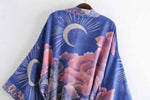 Bohemian Moon Kimono - Small Size | WILD FLIER GIFTS AND APPAREL