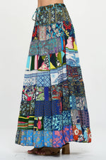 Maverick Multi-Patch Maxi Skirt : One Size | WILD FLIER GIFTS AND APPAREL