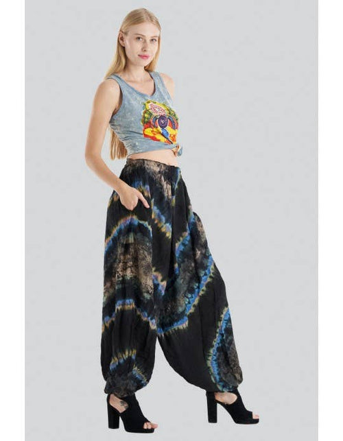 Luna Tie-Dye Harem Pants (TH-1532): Free Size / Assorted | WILD FLIER GIFTS AND APPAREL