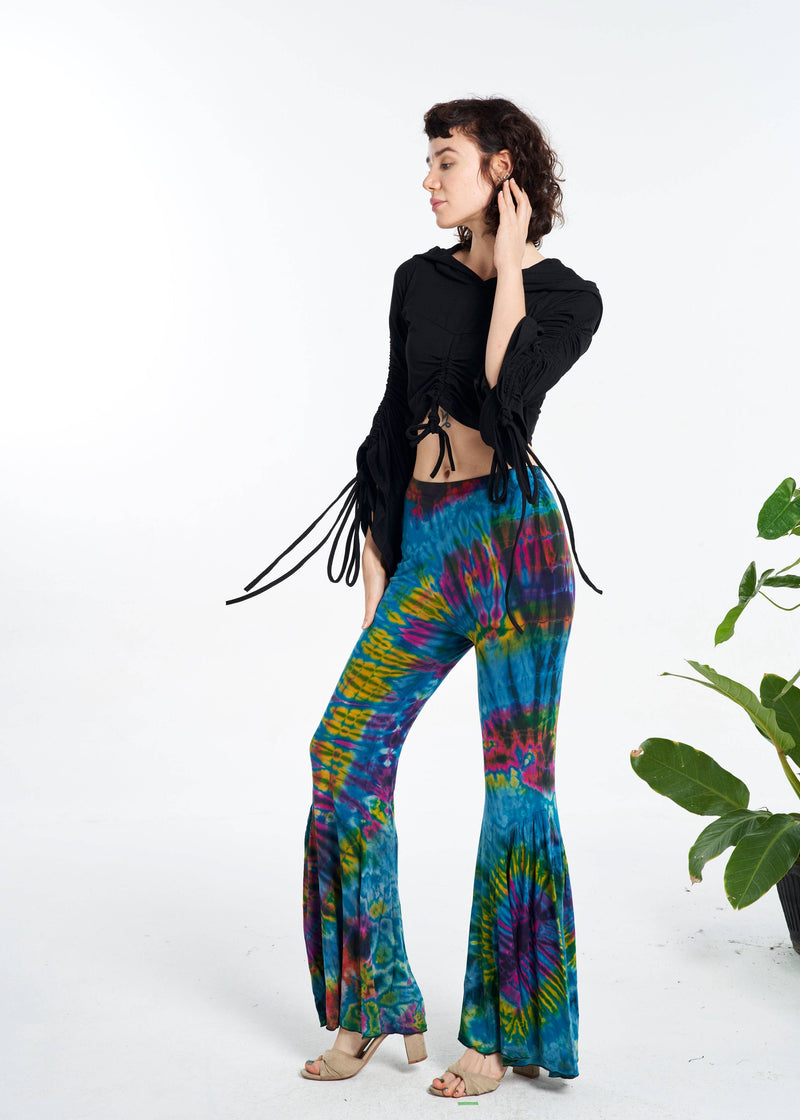 Womens Clothing - Tie-Dye Pants (TH-1786): Brown / Free Size | WILD FLIER GIFTS AND APPAREL