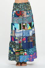 Maverick Multi-Patch Maxi Skirt : One Size | WILD FLIER GIFTS AND APPAREL