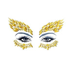 Golden Eye Crystal Face Jewels: Gold / O/S | WILD FLIER GIFTS AND APPAREL