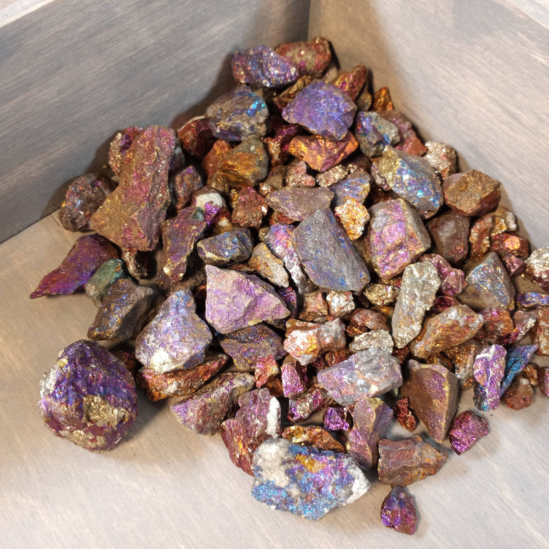 Peacock Ore Raw Rough sold by the 1 Pound Lot | WILD FLIER GIFTS AND APPAREL
