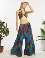 WOMENS CLOTHING-RAYON PANT (KT-1594)  : Maroon / One Size | WILD FLIER GIFTS AND APPAREL