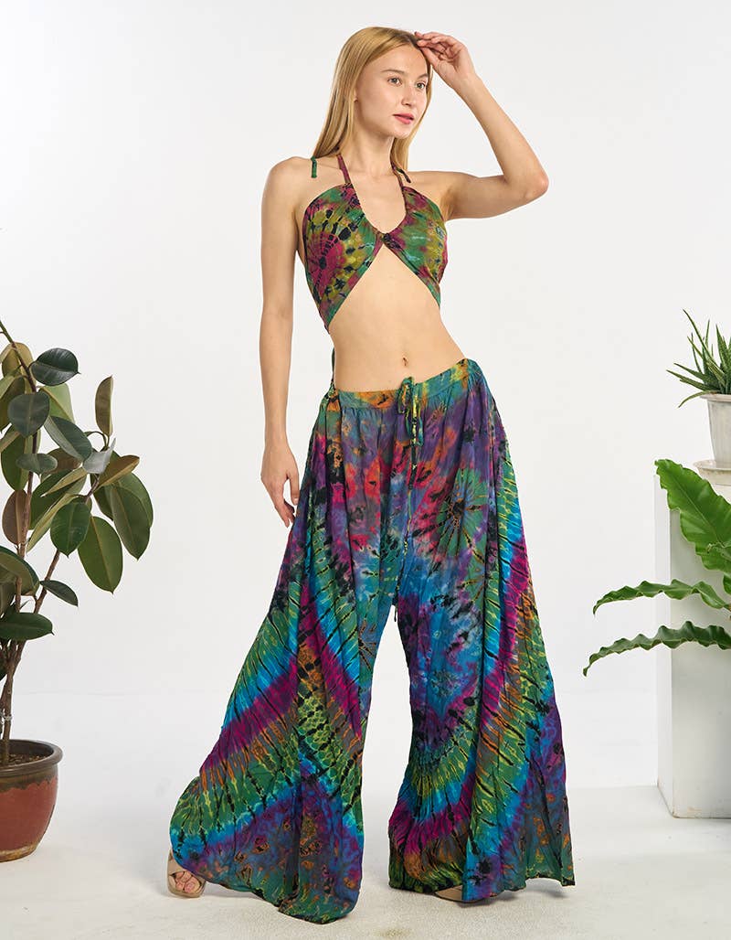 WOMENS CLOTHING-RAYON PANT (KT-1594)  : Maroon / One Size | WILD FLIER GIFTS AND APPAREL