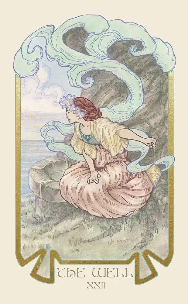 Ethereal Visions: Illuminated Tarot Card Deck