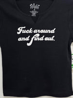 Organic Generation “F*CK Around And Find Out” Rib Baby Tee