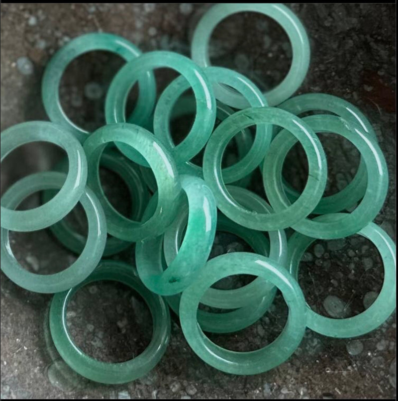 Pebble House Aventurine Rings