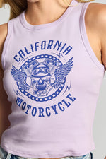 Organic Generation “California Motorcycle” Ribbed Tank Top