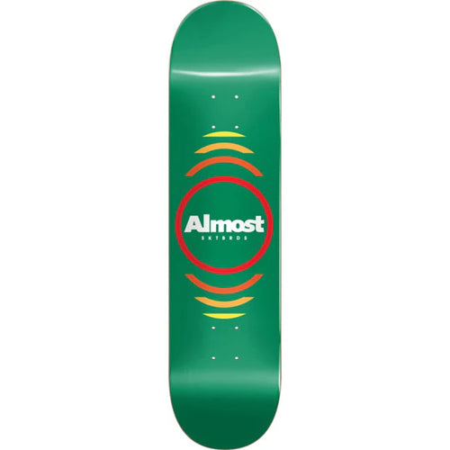 Almost Reflex Hybrid Green 7.37” Skateboard Deck - WILD FLIER GIFTS AND APPAREL