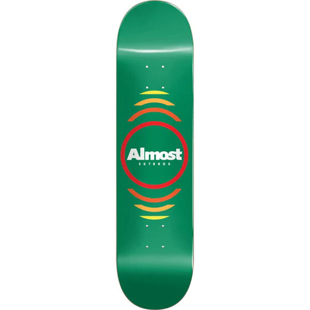 Almost Reflex Hybrid Green 7.37” Skateboard Deck - WILD FLIER GIFTS AND APPAREL