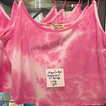 Heart & Hips Bungee Cord Tie Dye Cami Tops - WILD FLIER GIFTS AND APPAREL