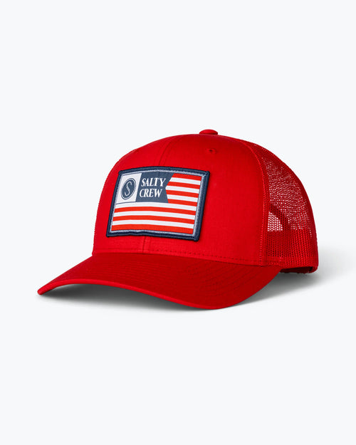 Freedom Flag Retro Trucker Hats - WILD FLIER GIFTS AND APPAREL