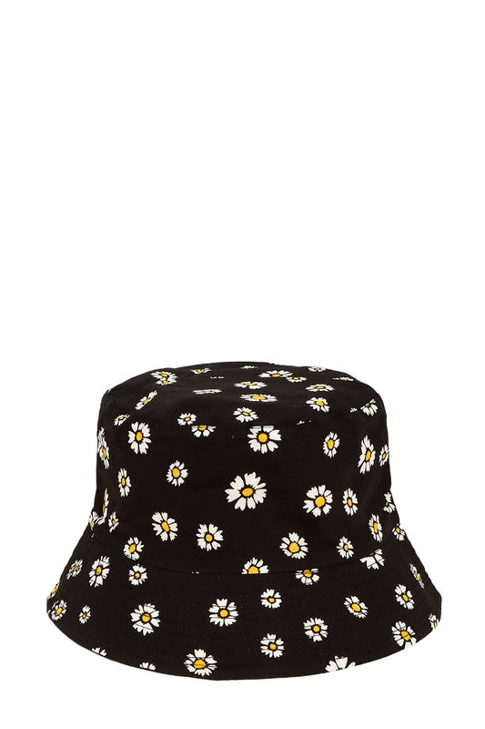 Flower Printed Bucket Hats