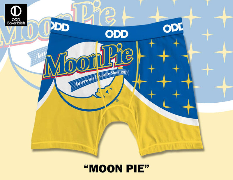 Moon Pie - Mens Odd Boxer Briefs - WILD FLIER GIFTS AND APPAREL