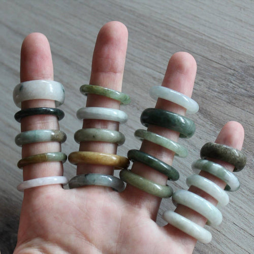 Pebble House Burma Jade Rings - WILD FLIER GIFTS AND APPAREL