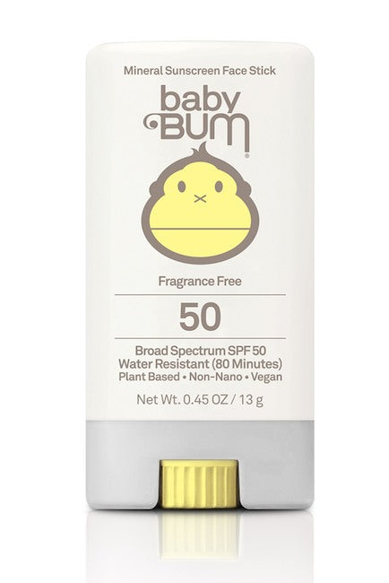 Sun Bum Baby Bum Mineral Sunscreen SPF 50 Face Stick 0.45 oz. - Paddles Up Paddleboards