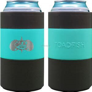 Toadfish Non-Tipping 16 oz Can Cooler Teal