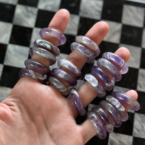 Amethyst Rings - WILD FLIER GIFTS AND APPAREL