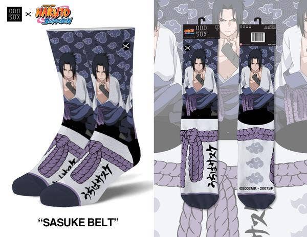 Odd Sox Sasuke Belt - Mens Crew Straight Socks - WILD FLIER GIFTS AND APPAREL