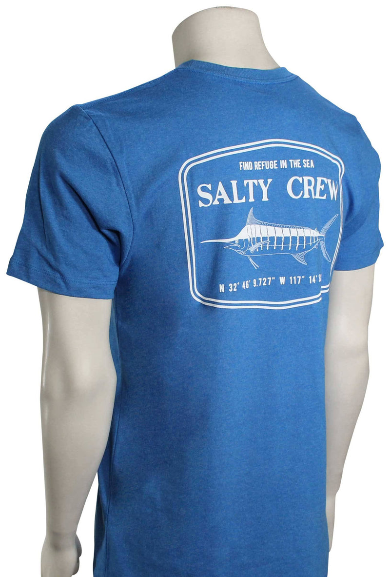 Salty Crew Stealth Standard S/S Tee-Blue Heather - WILD FLIER GIFTS AND APPAREL