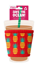 Freaker Slippy Coffee Cup Sleeve & Can Koozie-Pineapple