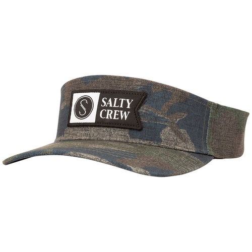 Salty Crew Alpha Flag Camo Visor - WILD FLIER GIFTS AND APPAREL