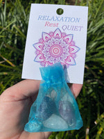 Natures Retreat Relaxation Healing Crystal Bag