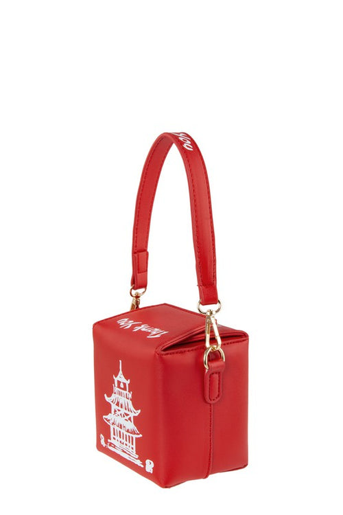 Mini China Style Lunch Box Shape Bag With Handle - WILD FLIER GIFTS AND APPAREL