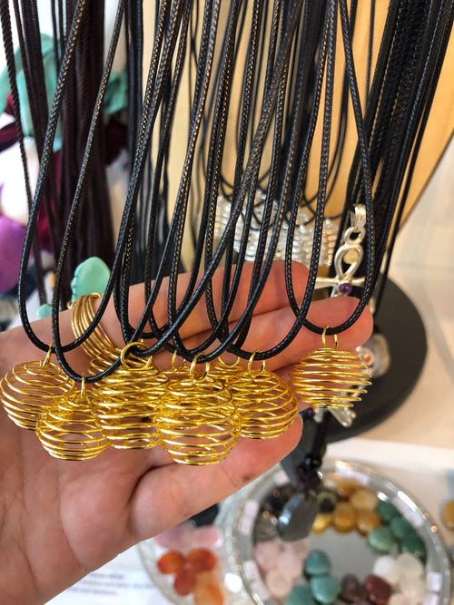 Wire Coil Necklaces - WILD FLIER GIFTS AND APPAREL