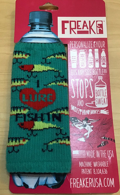 Freaker Sweater Koozie- I Lure Fish In - WILD FLIER GIFTS AND APPAREL