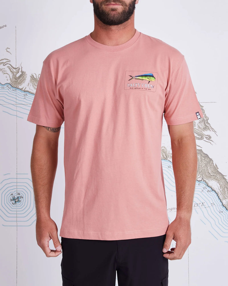 Salty Crew El Dorado Premium S/S Tee-Coral - WILD FLIER GIFTS AND APPAREL