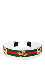 Green And Red Stripe Bee Decorated Headbands - WILD FLIER GIFTS AND APPAREL