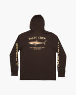 Salty Crew Bruce Hood Tech L/S Tee-Black - WILD FLIER GIFTS AND APPAREL