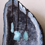 Raw Gemstones Cord Necklaces - WILD FLIER GIFTS AND APPAREL