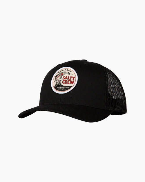 Salty Crew Flyguy Retro Trucker-Black - WILD FLIER GIFTS AND APPAREL