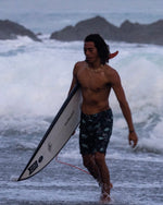 Salty Crew Lowtide Boardshort-Black/ Aqua - WILD FLIER GIFTS AND APPAREL