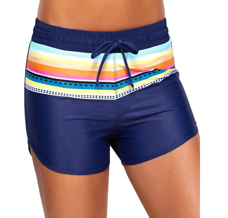 Sweet Lover Fashion: Striped Swim Shorts - WILD FLIER GIFTS AND APPAREL