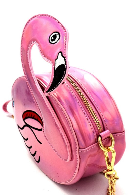 Flamingo Pool Float Novelty Bag